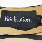 Realisation Par NWT Vivienne in Tiger Print Silk Midi Shirt Dress S Photo 4