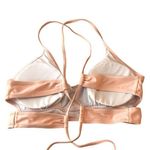 Bikini Top String Ties Removable Cups Cut Outs Light Pink L Size L Photo 1