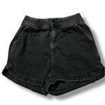 American Eagle Outfitters Black High Waist Shorts 00 Photo 0