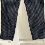Banana Republic  Sloan Crop Petite Polka Dot Pants Navy White Size 4P Photo 7
