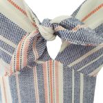 Trixxi  Clothing Company Womens Jumpsuit Size Medium Striped Knotted Top Coastal Photo 2