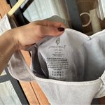 FP Movement Good Karma Square Neck sports Bra M/L Ice Grey top ribbed tank Gray Size M Photo 3