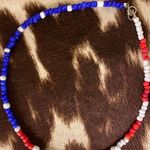 american flag beaded choker Photo 0