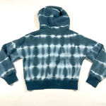 FP Free People Movement Believer Tie Dye Hoodie Ozark Mist Combo Blue Photo 2