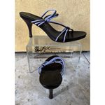 Donald Pliner Mesh Elastic Leather Shoe Expresso Lavender Strappy NWT $225 New Brown Size 9 Photo 3