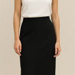 Vintage Rhapsodie de Weinberg Black Faux Wrap A Photo 0