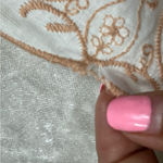 Mossimo Supply Co . size L Dress embroidered adjustable straps Beachy FLAWED Photo 13