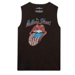 Torrid NWT Rolling Stones American Flag Relax Fit Cotton Crew Tank Plus Size 0 Photo 4