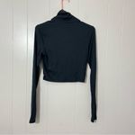 Levi's Levi’s Turtle Neck Long Sleeve Crop Shirt Black Size Small Photo 6