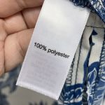 Maurice's Cardigan Duster Plus Women’s XL Blue White Floral Beachy Beach Vacation Photo 3