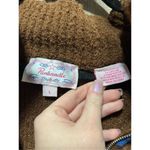 Panhandle Slim Brown Southwestern Print Sweater Jacket Brown Size L Photo 4