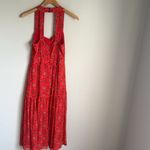 MARISSA WEBB Seraphina Print Dress 6 Red Photo 3