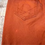 Allen B Bohemian Capris Burnt Brick Jeans Womens 8 Denim Allen Schwartz Zippers‎ Orange Photo 10