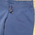 Nike women's medium blue fleece lined sweatpants Photo 5
