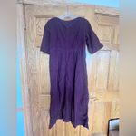 Eddie Bauer - Vintage Elegant Purple Button-Down Dress Photo 5