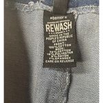 REWASH Juniors  Vintage Reunion Full Front Zip Denim Jean Mini Skirt Size 5/27 Photo 6