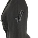 William Rast  Military Blazer Black Size XS Double Breasted Coat Jacket Career Photo 3