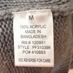 Pink Rose Gray Cable Knit Sweater Dress Size Medium Fall Winter Cozy EUC Photo 3