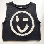 Slow Love Old Skool Cotton Knit Tank Top Charcoal Size 2 EUC Gray Size L Photo 10
