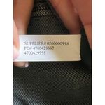 Ralph Lauren LRL Jean Skirt Women Size 4 Leather Trim Full Zip Knee Length Photo 6