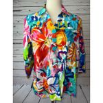 Ali Miles Abstract PXL Petite Extra Large XL petites Tunic Top Jacket Shacket Size undefined Photo 4
