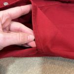 Wilfred Free Aritzia Red Denim Button Fly High Waisted Belen Women Jeans Size 6 Photo 6