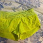 Lululemon Yellow  Shorts Neon Speed Up 2.5" Photo 0