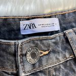 ZARA Gray Denim High Rise Cut Offs Photo 3