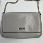 Kate Spade  Laurel Way Greer Crossbody Shoulder Bag Gray Leather Crossbody Strap Photo 2