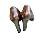 Cole Haan  Grand OS Bronze Mirror Leather Block Heel Pumps Womens Size 7 Dressy Photo 8