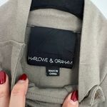 Harlowe $ Graham Olive Green Light Jacket Photo 4