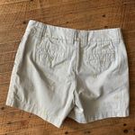 J Crew city fit khaki flat front chino shorts with embroidered mermaids and comp Gold Size 2 Photo 2