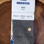Birkenstock NWT Gray Crew Socks Photo 0