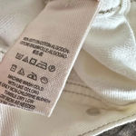 Free People  | Knit Hooded Denim Jean Jacket White Gray Mixed Distressed | Small Photo 7