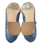 Steve Madden  Hawke Blue Denim Block Heel Almond Toe Mary Jane Pumps Shoes Sz 10M Photo 3