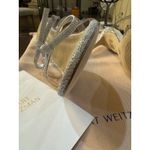 Stuart Weitzman Stuart‎ Weitzman Bow 100 Slide Heels with Swarovski Crystals Size 11 Dust Bag Photo 7