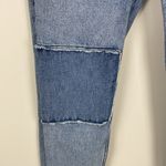 Abercrombie & Fitch  Ankle Straight Jeans High Rise Patchwork Women’s 24 Short Photo 5