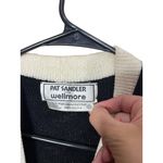 Vintage Pat Sandler For Wellmore Black White Wool Blend Sweater Dress Size 6‎ Photo 4