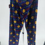 Unisex Kellog's Leggo My Eggo Thick Fleece Pajama Bottoms Pants Blue Size Small Photo 5