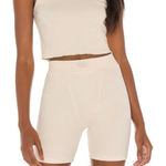 WNTRMSE Shorts Womens 2 Vanilla Winter Muse Rib‎ High Photo 0