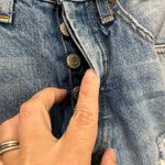 BOYISH Jeans Tommy Straight Leg Jeans In Repulsion Distressed Size 24 Blue Photo 4