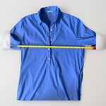 J. McLaughlin  Shirt Dress Size SM Blue Shift Pockets Classic Minimalist Preppy Photo 10