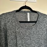 Athleta Mindful Pullover Sweater in Charcoal Heather Gray Photo 2
