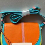 NWT Myra Bag Orange and Blue Crossbody Bag with Modern Design Photo 4