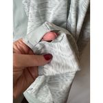 Athleta Jacket Women Medium Gray White Run With It Printed Athletic Athleisure Photo 9