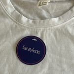 Sweaty Rocks White Short Sleeve Tee With Heart Symbol Size Small Photo 1