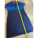 Tory Burch  Tory Sport Blue/Navy Mock Neck Zipper Mini Dress Women’s size Small​ Photo 9