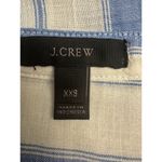 J.Crew cotton v-neck bathing suit cover blue and white striped women's XXS Photo 2