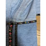 Tweety Bird Overall Denim Dress Woman Size Medium Warner Bros Embroidered 90's Blue Photo 13