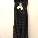 Alexis NWT  Symphony Tie-Shoulder Flared-hem Maxi Dress Black/White Women Size XS Photo 2